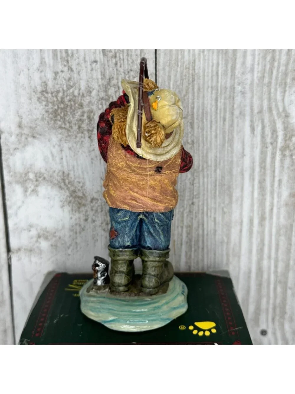 Boyds Bears & Friends Willie Caughtit Hook, Line & Sinker Figurine